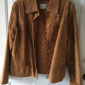Fairweather Tawny brown suede jacket